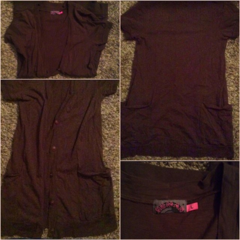 🎈 PRICE DROP 🎈 NWOT Junior’s Brown Cardigan